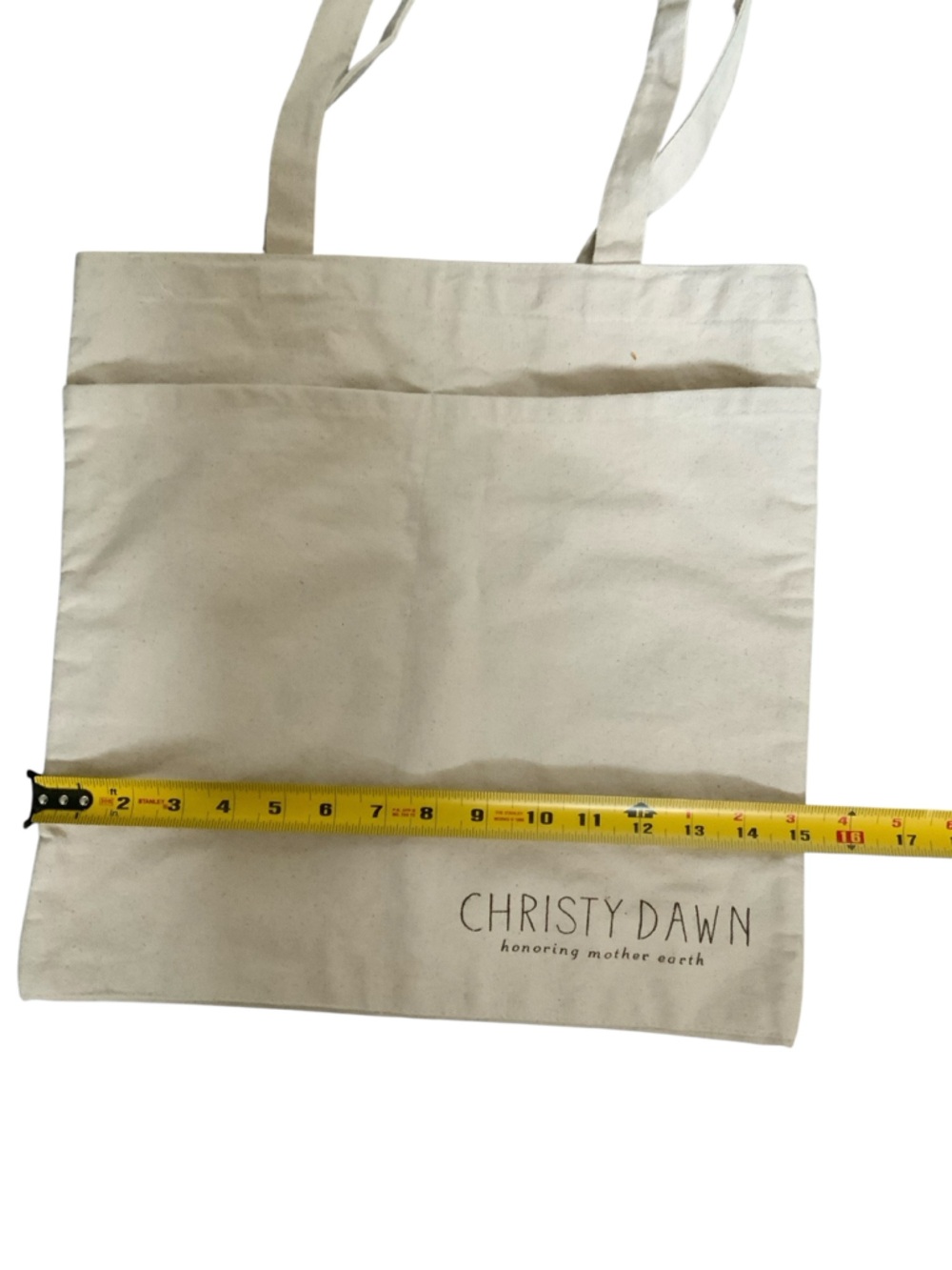 Christy Dawn Tote Bag Womens Natural Canvas Honoring Mother Earth Eco Shopper